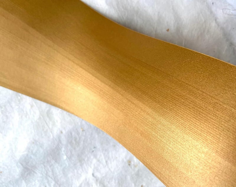 Froebel Mint Shimmer Metallic Paper Strips ~Weaving, Moravian Stars, German Stars, Froebel Stars (50 strips) (Antique Gold, 3/4 inch) - Image 4